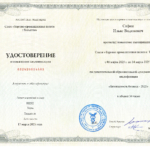 Удостоверение 2025 - Сафин Ильяс Вадимович