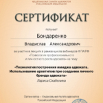 Сертификат 7 - Бондаренко Владислав Александрович