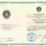 Удостоверение - Кувыкина Анна Сергеевна