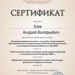 Сертификат 3 - Зуев Андрей Валерьевич