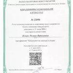 Сертификат 5 - Ильвес Регина Вадимовна