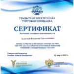 Сертификат 2 - Балясный Владимир Святославович