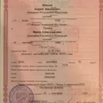 Свидетельство - Швецова Ирина Александровна
