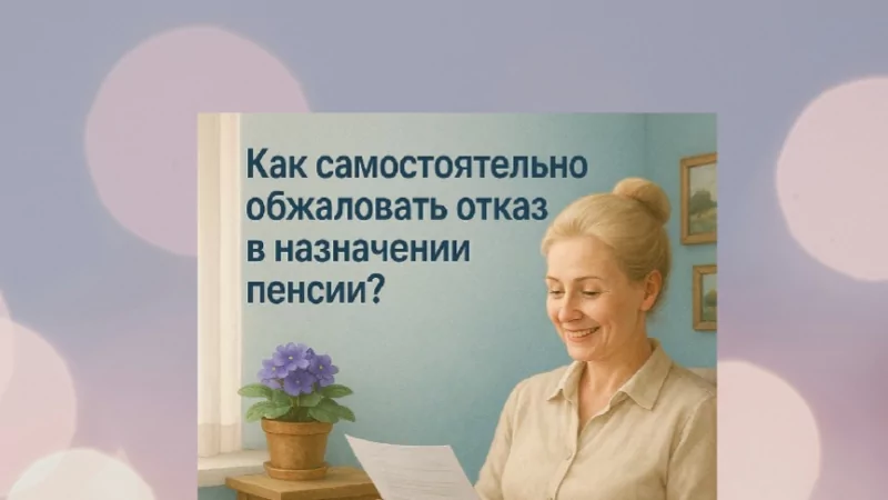 Юрист Решетникова Анна Юрьевна объясняет: Как обжаловать отказ в назначении пенсии: пошаговое руководство