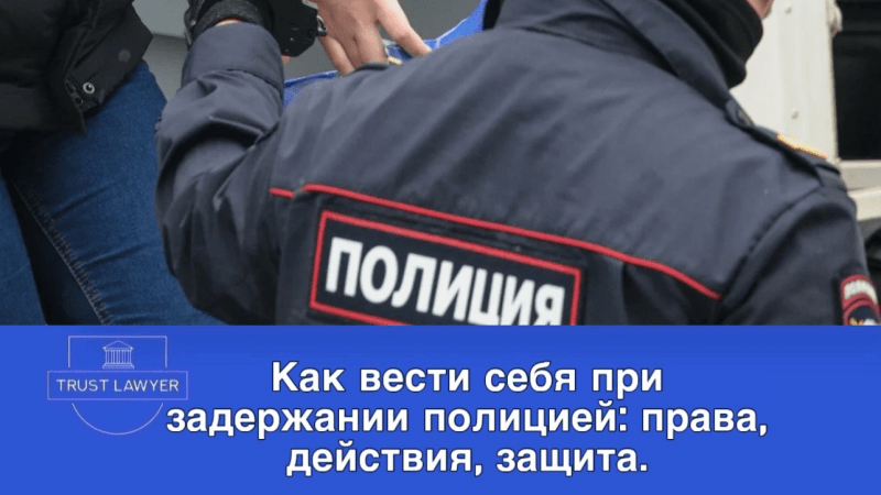 Юрист Измайлов Дмитрий Владимирович объясняет: Как вести себя при задержании полицией: права, действия, защита
