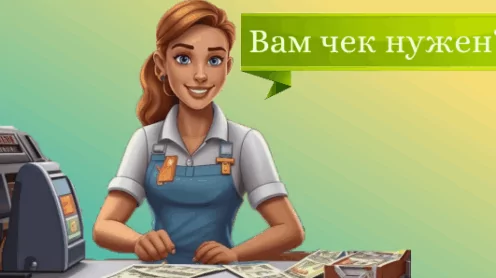 Вам нужен чек?