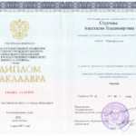 Бакалавр - Шипилова Анастасия Владимировна