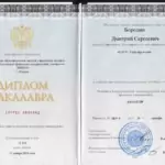 Диплом бакалавра Бородин Д. С. - Бородин Дмитрий Сергеевич