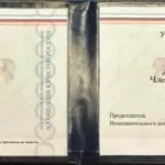 Удостоверение - Бородин Дмитрий Сергеевич