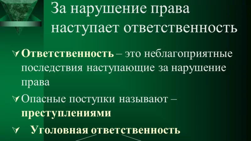 Адвокат Лукьянов Алексей Петрович объясняет: Какие последствия могут быть за нарушение уголовного закона?