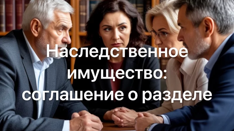 Адвокат Чекстер Артем Викторович объясняет: Наследственное имущество: соглашение о разделе