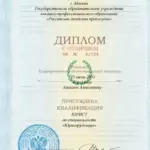 Диплом - Барсуков Алексей Алексеевич