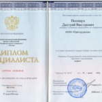 Диплом: Российский Новый Университет, 2016 — Полищук Д.В.