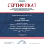 Сертификат 18.09.2024 - Чистов Андрей Витальевич