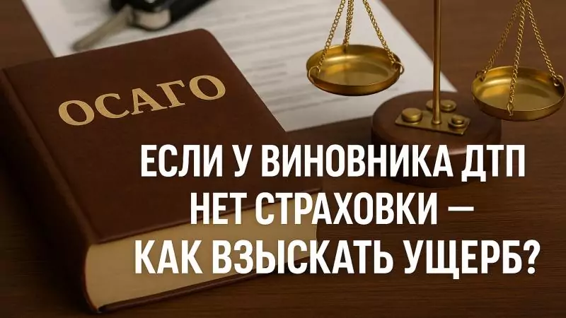 Адвокат Коротков Артем Андреевич объясняет: Если у виновника ДТП нет страховки — как взыскать ущерб?