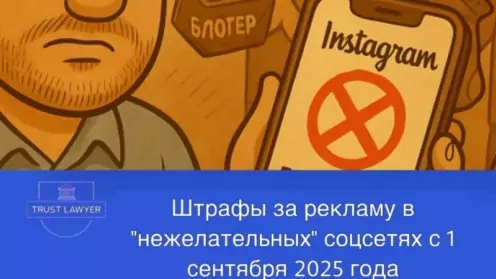 Штрафы за рекламу в «нежелательных» соцсетях с 1 сентября 2025 года: полный гид по новым правилам