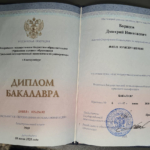 Диплом бакалавр - Борисов Дмитрий Николаевич