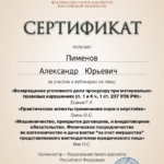 Сертификат 16.12.22 – 6ч - Пименов Александр Юрьевич