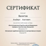 КС РФ порядок и перспективы обращения (4 ч) - Валитов Альберт Азатович