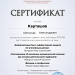 Сертификат 9 - Карташов Александр Александрович