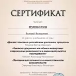 Сертификат 2 - Пушкелин Валерий Валерьевич