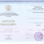 Диплом бакалавра - Бородайлюк Мария Андреевна