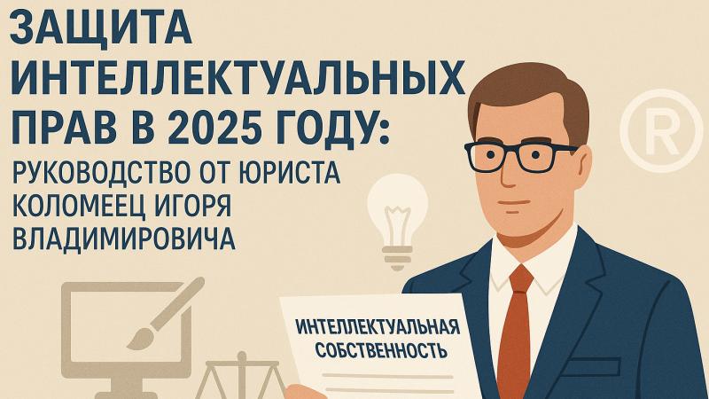 Юрист Коломеец Игорь Владимирович объясняет: Защита интеллектуальных прав в 2025 году: руководство от юриста