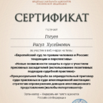 Сертификат 6 - Гогуев Расул Хусейнович
