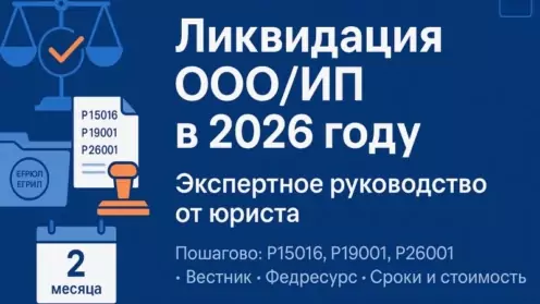 Ликвидация ООО/ИП в 2026 году: краткое экспертное руководство