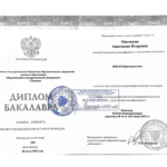 Диплом: Воронежский государственный университет, 2023 — Овечкина А.И.