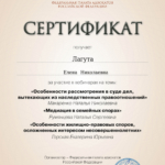 Сертификат 2 - Лагута Елена Николаевна