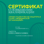 Сертификат 4 - Лагута Елена Николаевна
