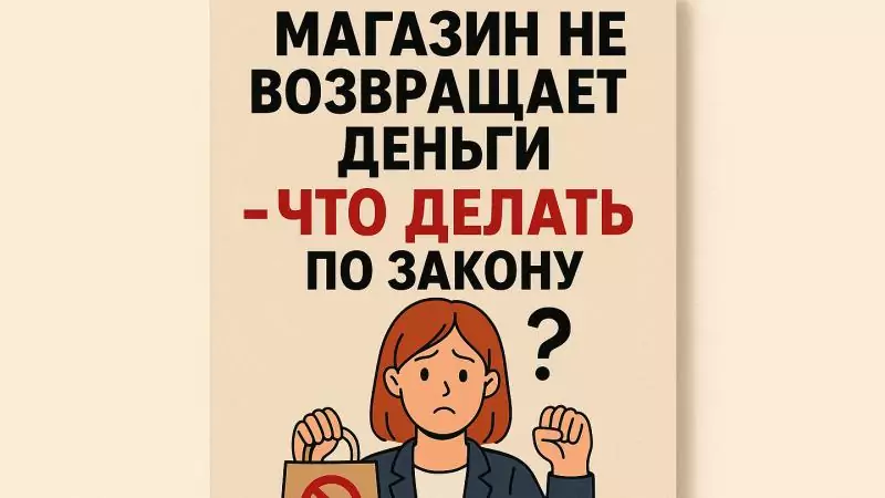 Юрист Воропаев Дмитрий Александрович объясняет: Магазин не возвращает деньги — что делать по закону (ЗПП 2025)