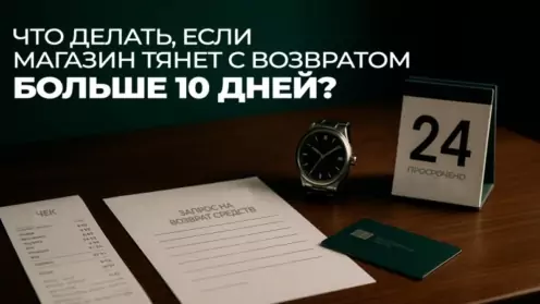 Что делать, если магазин тянет с возвратом больше 10 дней