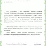 Благодарность - Сулаев Дмитрий Анатольевич