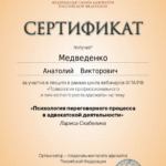 certificate (13) - Медведенко Анатолий Викторович