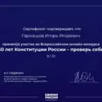 Конституция - Гармашов Игорь Игоревич