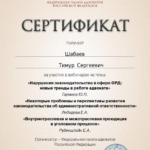 Сертификат 05.07.2022 - Шабаев Тимур Сергеевич