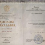 Диплом бакалавра - Данечко Яна Андреевна