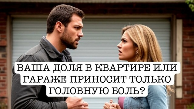 Адвокат Чекстер Артем Викторович объясняет: Ваша доля в квартире или гараже приносит только головную боль