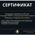 Сертификат - Тимофеев Дмитрий Игоревич