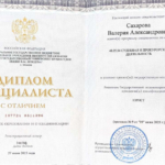 Диплом с отличием - Перегудова Валерия Александровна