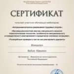 Сертификат 3 - Мовшович Вадим Юрьевич
