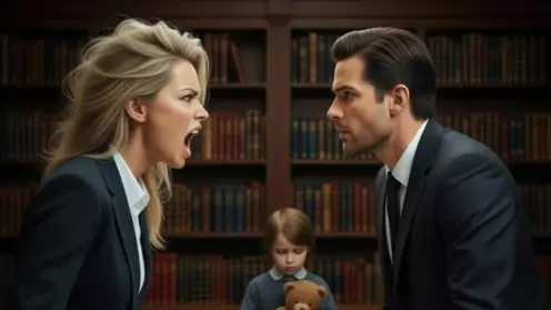 С кем останутся дети: отец или мать