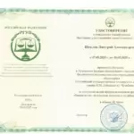 Удостоверение 4 - Шеклов Дмитрий Александрович