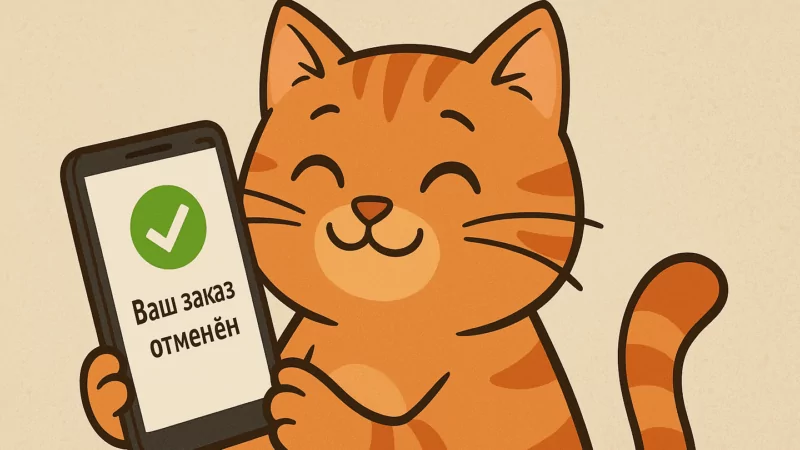 Как отказаться от товара до получения