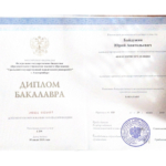 Диплом бакалавра - Байдужин Юрий Анатольевич