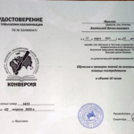 Повышение квалификации - Фролов Анатолий Вячеславович