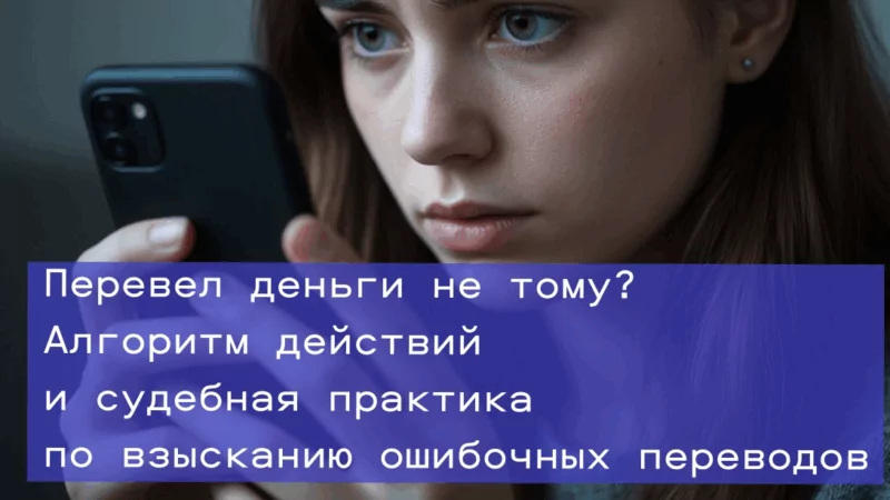 Адвокат Акчурин Рим Зарифович объясняет: Вернули ошибочный перевод: как помог клиенту взыскать ошибочный перевод по номеру телефона