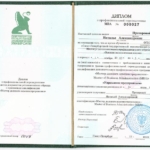 Диплом о проф переподготовке - Прозорова Наталья Александровна